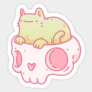 Skullcat Sticker